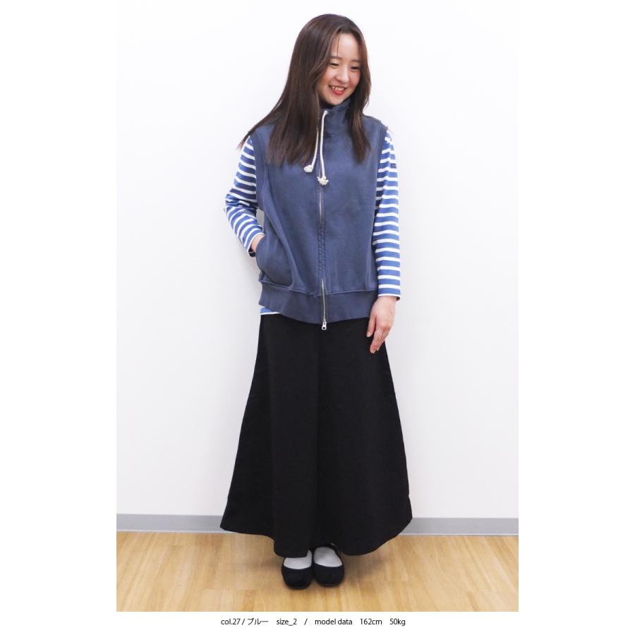 [D] 【SALE・セール】 ダナファヌル Dana Faneuil 裏毛 ベスト ジップベスト スタンド ノースリーブ スウェット カットソー 日本製 ヴィンテージ裏毛 | DANA FANEUIL | 05