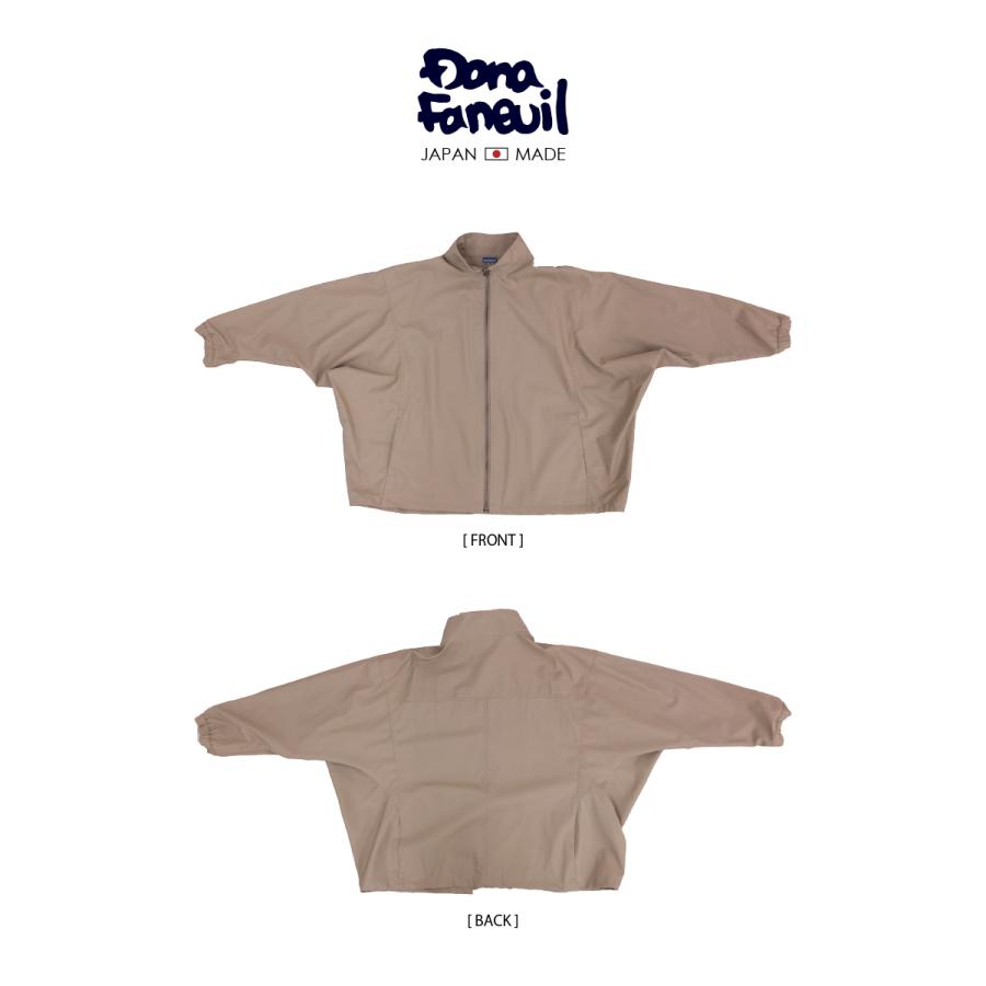 [B] 【SALE・セール】 ダナファヌル Dana Faneuil 綿 アウター ジャケット ブルゾン レディース 日本製 長袖 ジップフロントスタンドカラージャケット | DANA FANEUIL | 10