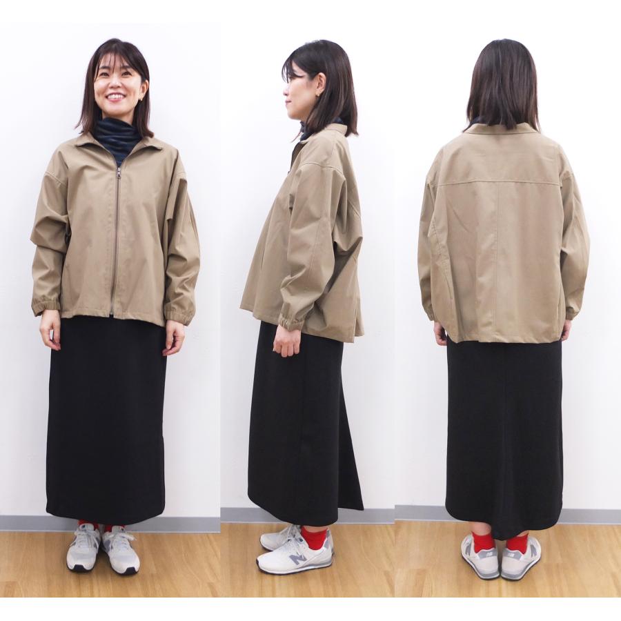 [B] 【SALE・セール】 ダナファヌル Dana Faneuil 綿 アウター ジャケット ブルゾン レディース 日本製 長袖 ジップフロントスタンドカラージャケット | DANA FANEUIL | 14