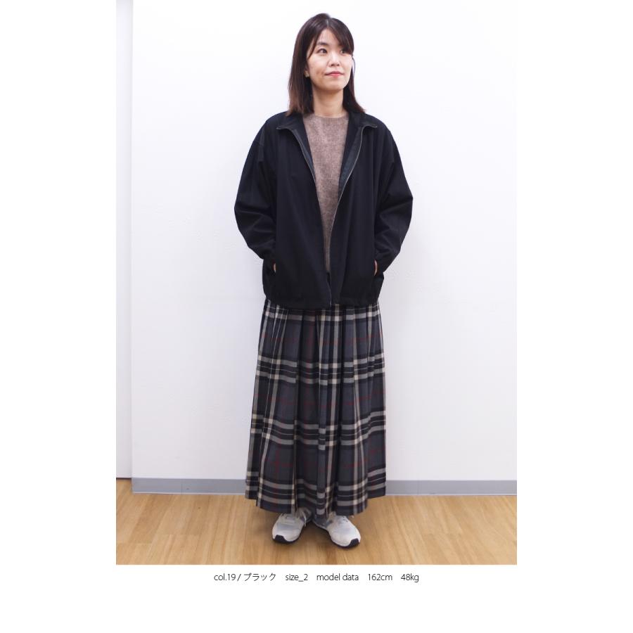 [B] 【SALE・セール】 ダナファヌル Dana Faneuil 綿 アウター ジャケット ブルゾン レディース 日本製 長袖 ジップフロントスタンドカラージャケット | DANA FANEUIL | 02