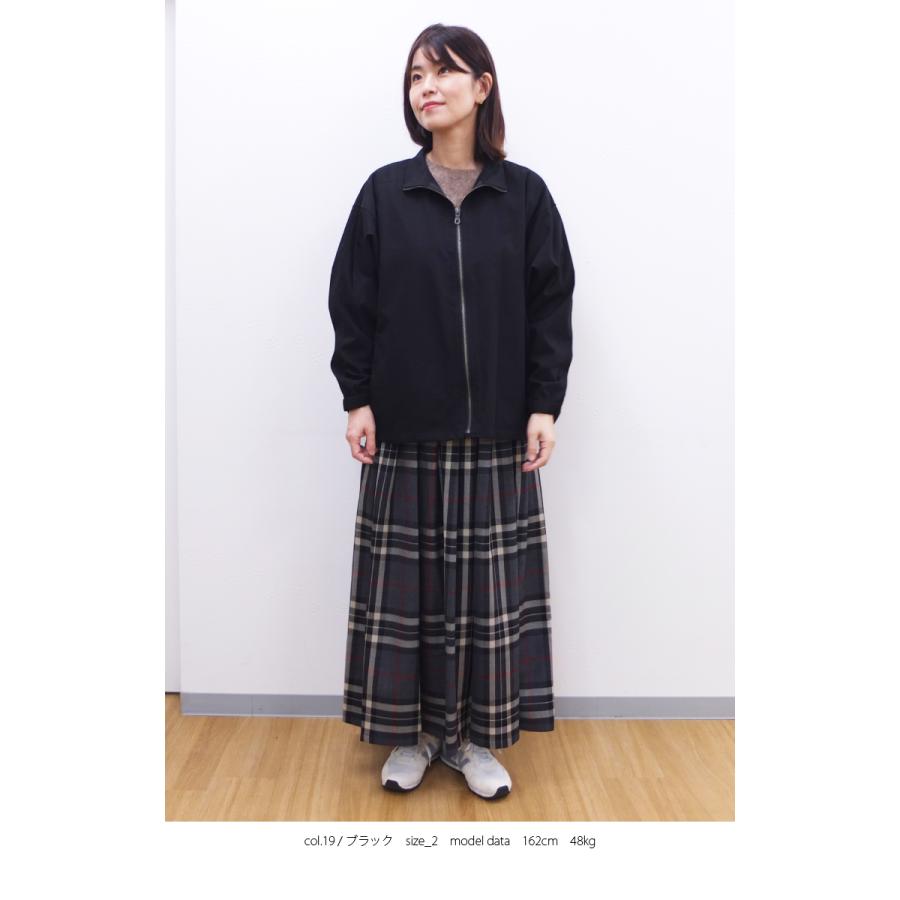 [B] 【SALE・セール】 ダナファヌル Dana Faneuil 綿 アウター ジャケット ブルゾン レディース 日本製 長袖 ジップフロントスタンドカラージャケット | DANA FANEUIL | 03