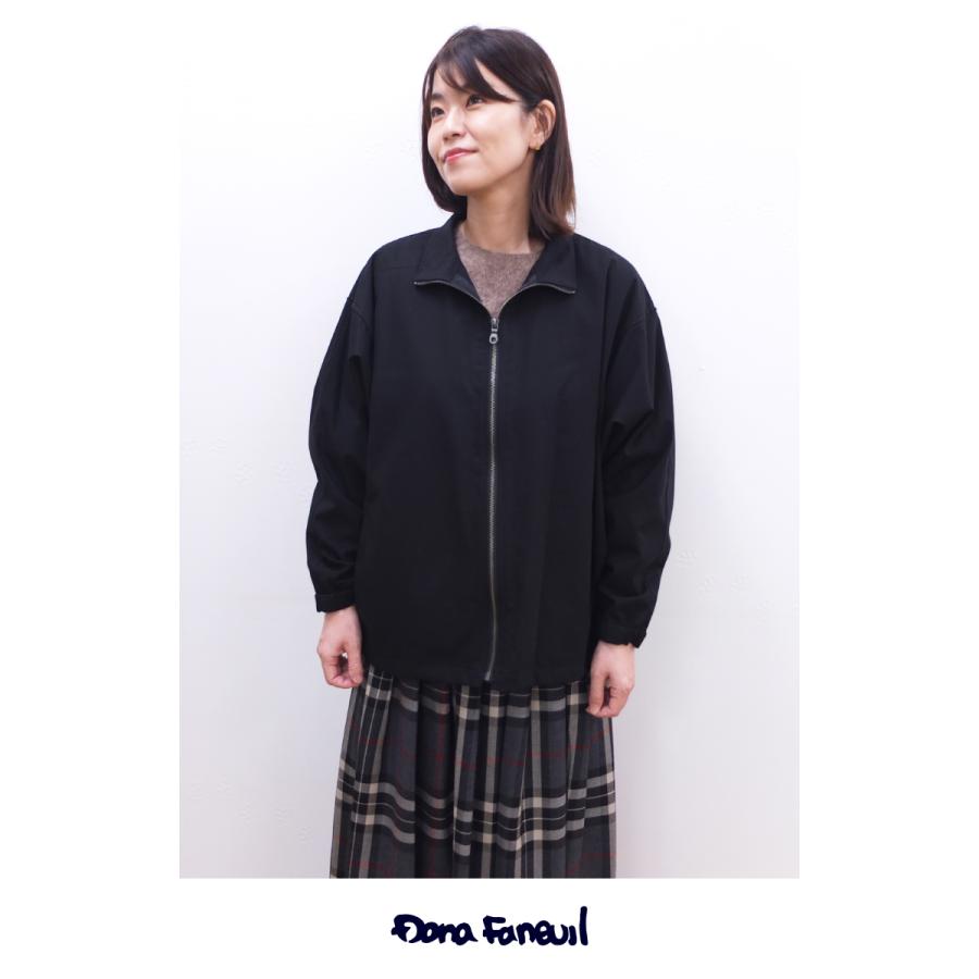 [B] 【SALE・セール】 ダナファヌル Dana Faneuil 綿 アウター ジャケット ブルゾン レディース 日本製 長袖 ジップフロントスタンドカラージャケット | DANA FANEUIL | 04