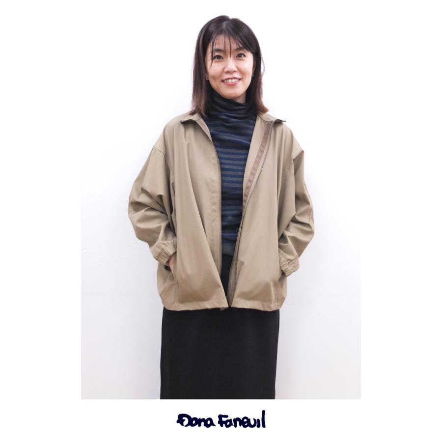 [B] 【SALE・セール】 ダナファヌル Dana Faneuil 綿 アウター ジャケット ブルゾン レディース 日本製 長袖 ジップフロントスタンドカラージャケット | DANA FANEUIL | 05