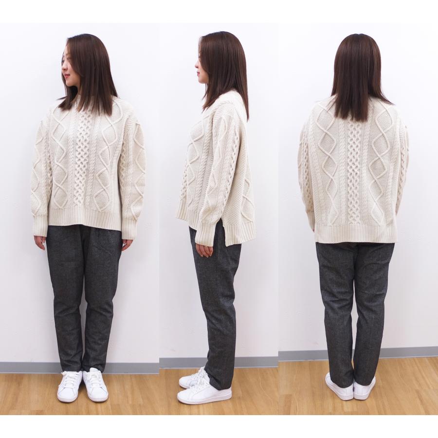 [H] 【SALE・セール】 ダナファヌル Dana Faneuil ラムウール ニット セーター レディース ケーブル編み ニットセーター | DANA FANEUIL | 05