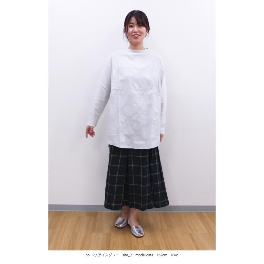 [D] 【SALE・セール】 ダナファヌル Dana Faneuil ドット 水玉 ジャガード チュニック Tシャツ カットソー 日本製 チュニックTシャツ | DANA FANEUIL | 01