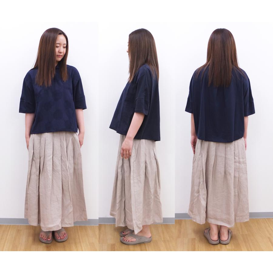 [D] 【SALE・セール】 ダナファヌル Dana Faneuil カットソー スキッパーシャツ ポロシャツ ドット 水玉 半袖 レディース 日本製 DANA FANEUIL [D] 【SALE・セール】 ダナファヌル Dana Faneuil