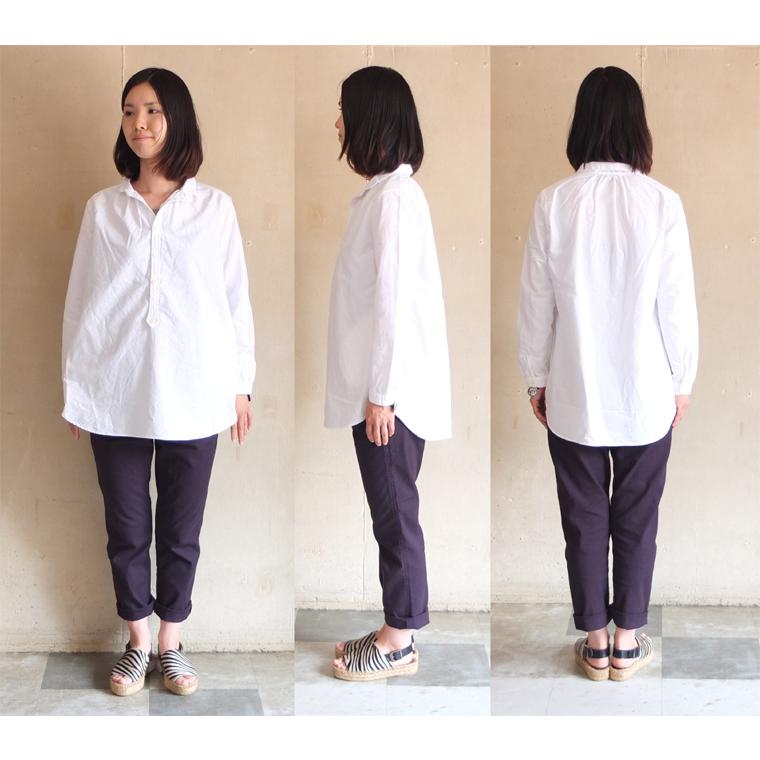 [E] 【クーポン利用で10%OFF】 ダナファヌル Dana Faneuil オックスフォード生地のプルオーバーチュニックシャツ シャツ チュニック d6323121 | DANA FANEUIL | 16