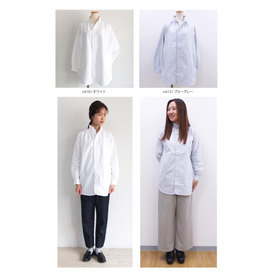 [E] 【クーポン利用で10%OFF】 ダナファヌル Dana Faneuil オックスフォード シャツ チュニック ブラウス Made in Japan 日本製 レディース | DANA FANEUIL | 14