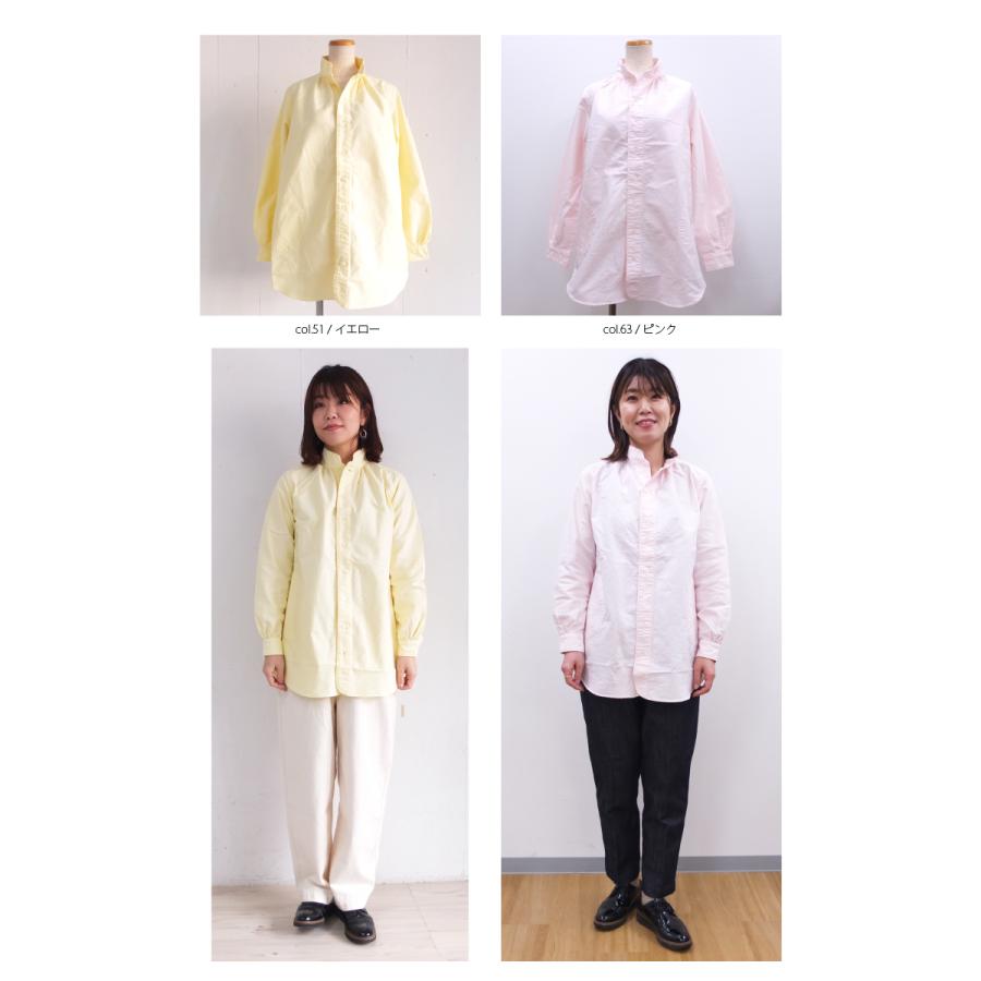 [E] 【クーポン利用で10%OFF】 ダナファヌル Dana Faneuil オックスフォード シャツ チュニック ブラウス Made in Japan 日本製 レディース | DANA FANEUIL | 16