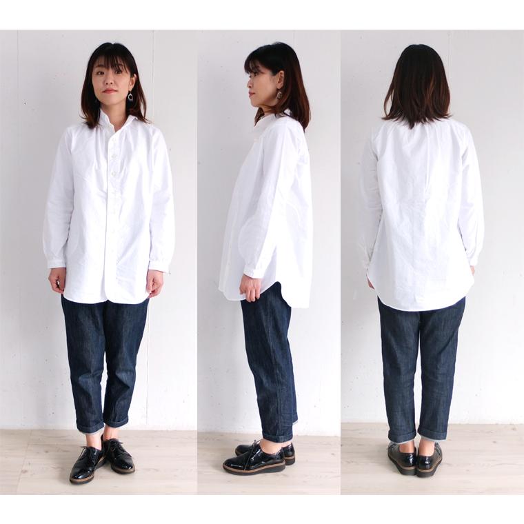 [E] 【クーポン利用で10%OFF】 ダナファヌル Dana Faneuil オックスフォード シャツ チュニック ブラウス Made in Japan 日本製 レディース | DANA FANEUIL | 19