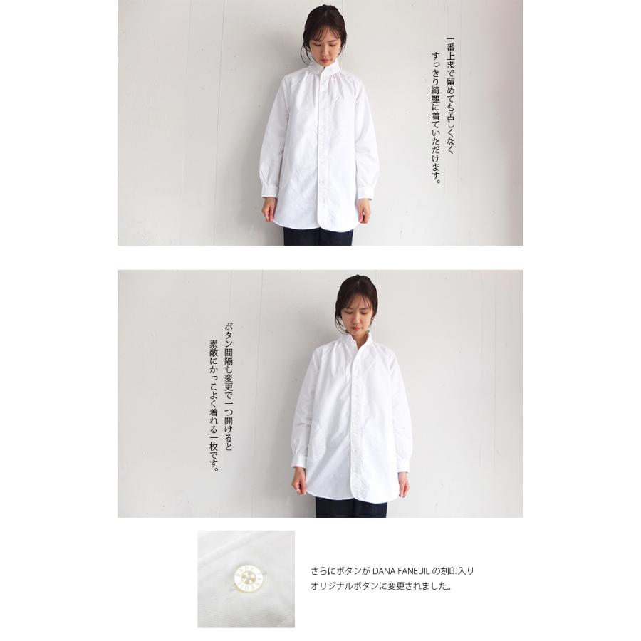 [E] 【クーポン利用で10%OFF】 ダナファヌル Dana Faneuil オックスフォード シャツ チュニック ブラウス Made in Japan 日本製 レディース | DANA FANEUIL | 02