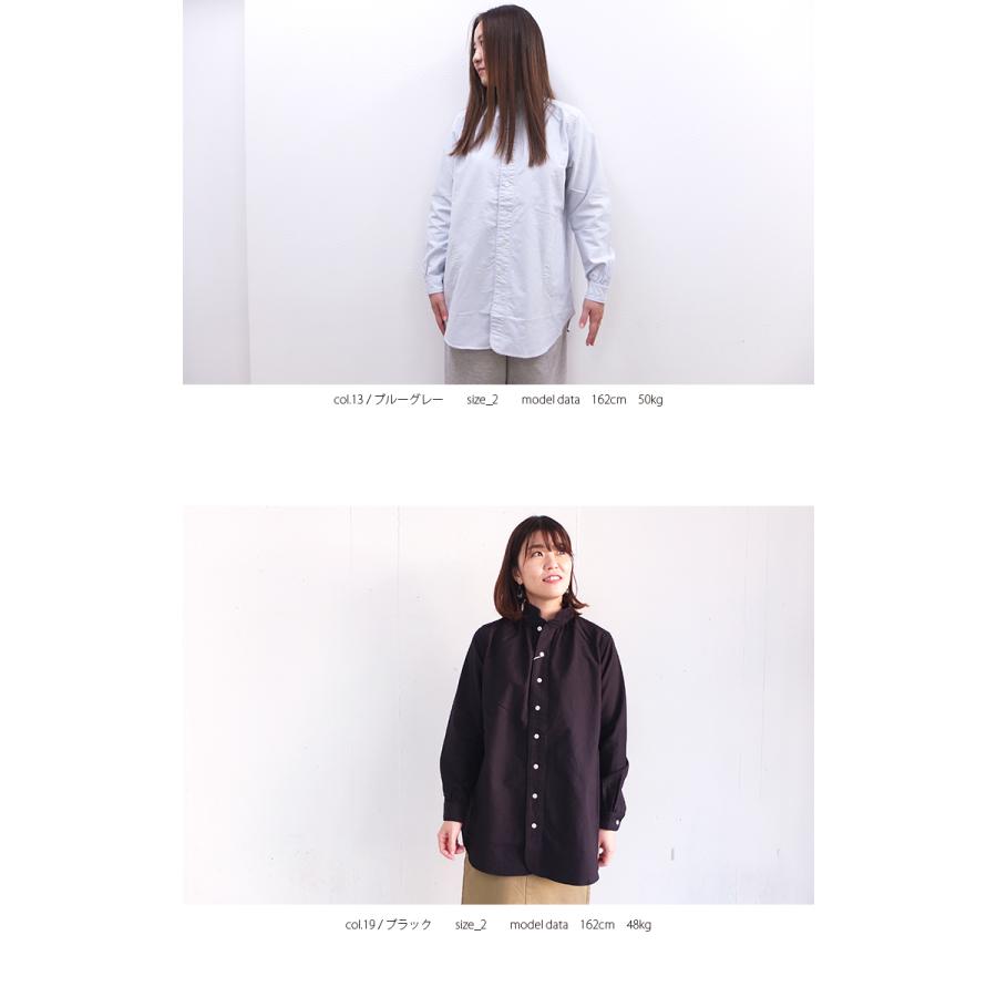 [E] 【クーポン利用で10%OFF】 ダナファヌル Dana Faneuil オックスフォード シャツ チュニック ブラウス Made in Japan 日本製 レディース | DANA FANEUIL | 03