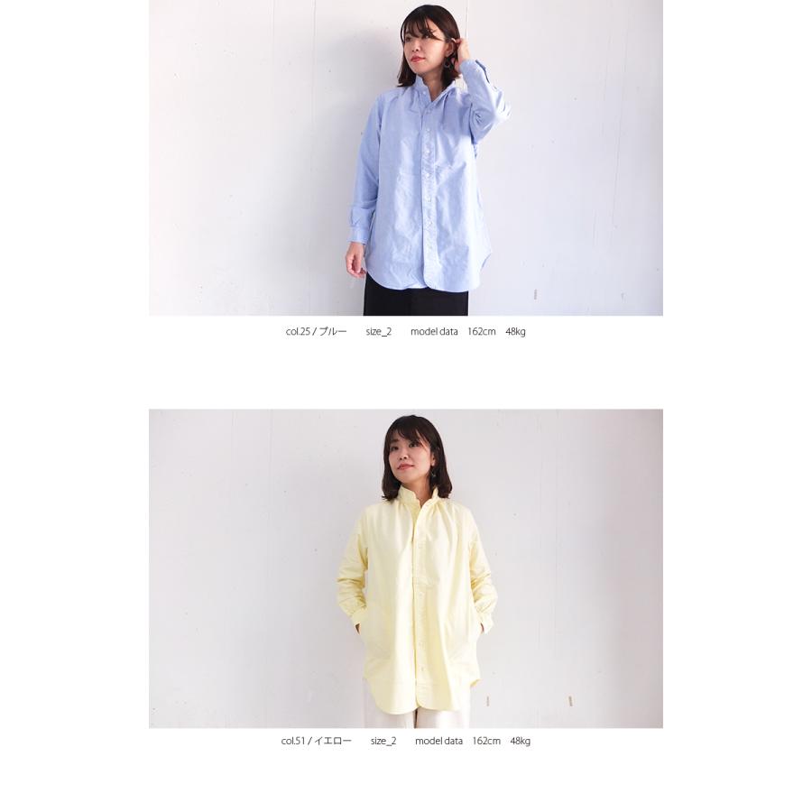 [E] 【クーポン利用で10%OFF】 ダナファヌル Dana Faneuil オックスフォード シャツ チュニック ブラウス Made in Japan 日本製 レディース | DANA FANEUIL | 04