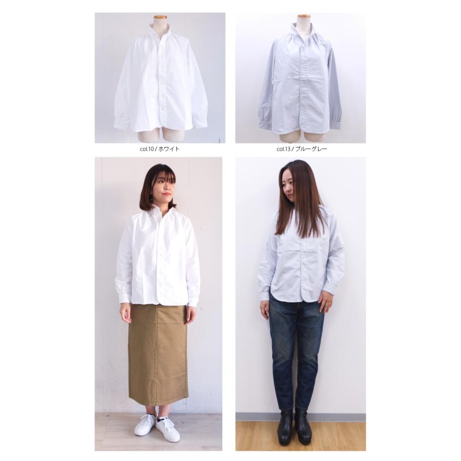 [E] 【クーポン利用で10%OFF】 ダナファヌル Dana Faneuil オックスフォード シャツ ブラウス Made in Japan 日本製 レディース オックスフォードシャツ | DANA FANEUIL | 12