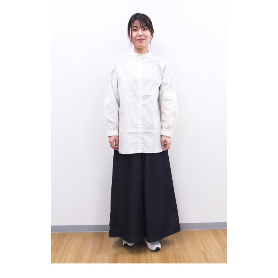 [D] 【SALE・セール】 ダナファヌル Dana Faneuil デニム ジーンズ パンツ ワイドパンツ キュロットパンツ 日本製 コットンリネンワイドデニムパンツ | DANA FANEUIL | 11