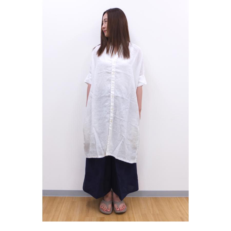 [D] 【SALE・セール】 ダナファヌル Dana Faneuil ドット 水玉 ジャガード 綿 麻 パンツ イージーパンツ ワイドパンツ キュロットパンツ 日本製 | DANA FANEUIL | 08