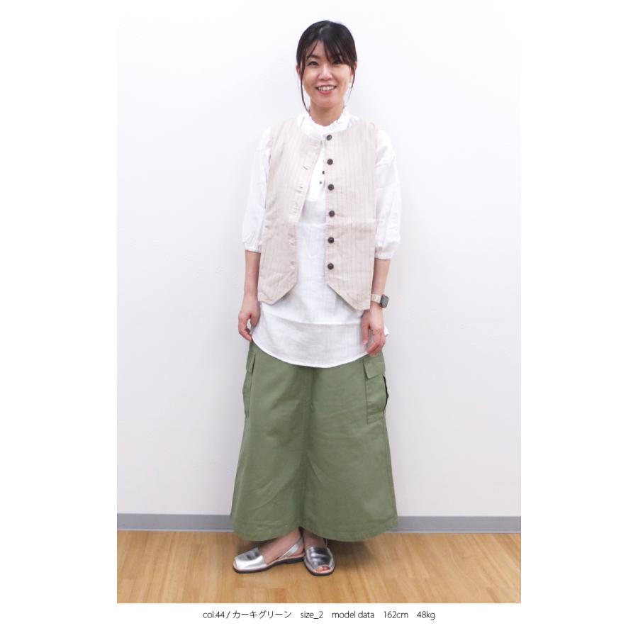 [D] 【SALE・セール】 ダナファヌル Dana Faneuil スカート ベイカースカート 綿麻 レディース MADE IN JAPAN 日本製 ベイカースカート | DANA FANEUIL | 11