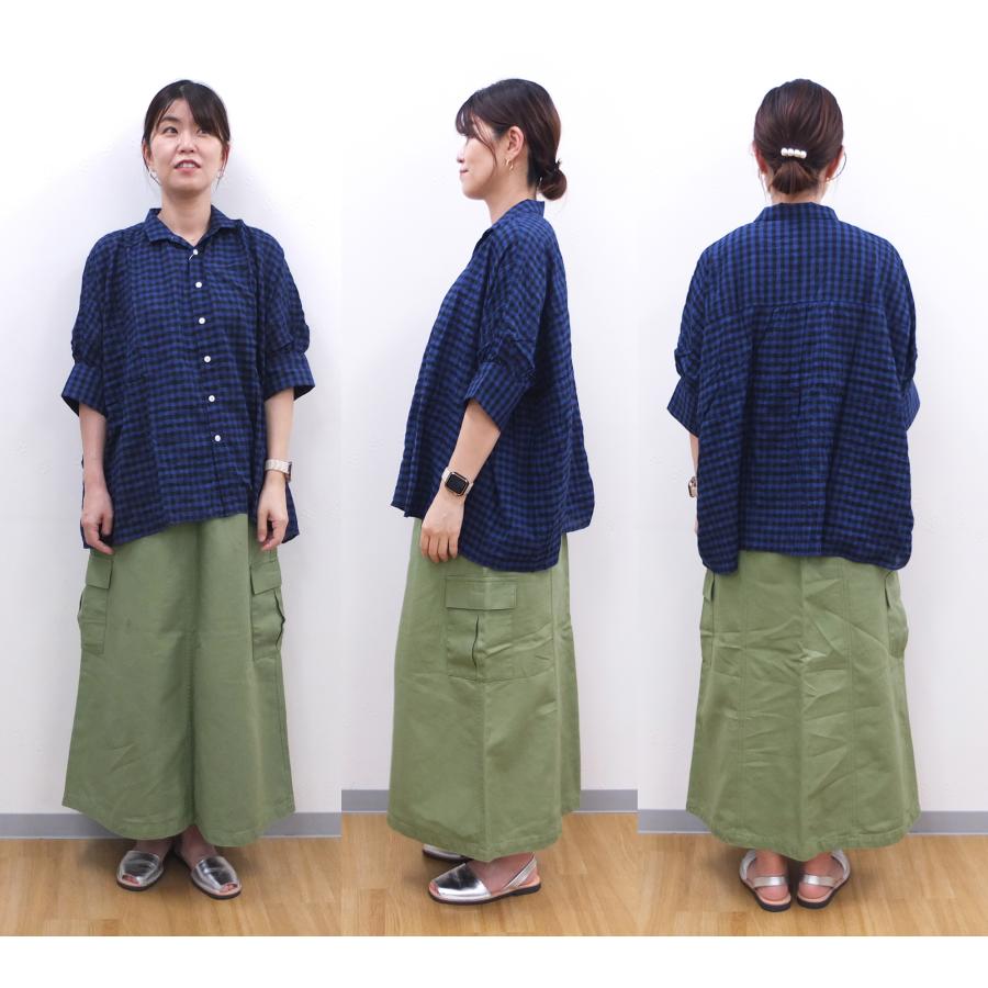 [D] 【SALE・セール】 ダナファヌル Dana Faneuil スカート ベイカースカート 綿麻 レディース MADE IN JAPAN 日本製 ベイカースカート | DANA FANEUIL | 13