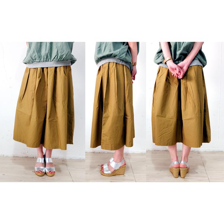 [E] 【クーポン利用で10%OFF】 ダナファヌル Dana Faneuil スカート ロングスカート 無地 Japan 日本製 レディース さらっと涼しいコットンスカート | DANA FANEUIL | 09