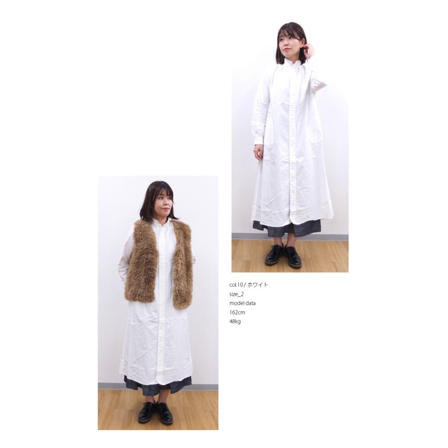 [H] 【SALE・セール】 ダナファヌル Dana Faneuil オックスフォード ワンピース ロングシャツ シャツ Japan 日本製 レディース | DANA FANEUIL | 02