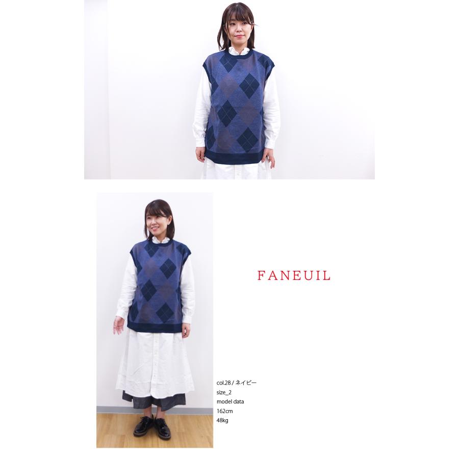 [H] 【SALE・セール】 ファヌル Faneuil 売れ筋商品|||ニット 売れ筋商品|||ニットベスト ベスト ノースリーブ アーガイル レディース アーガイル売れ筋商品|||ニットベスト 楽天市場】【セール】【半額】【50％OFF】ファヌル Faneuil