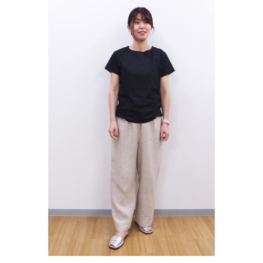 [D] 【SALE・セール】 ファヌル Faneuil パンツ リネンパンツ イージーパンツ フレンチリネン 麻 レディース 日本製 リラックス フレンチリネンパンツ | FANEUIL | 12