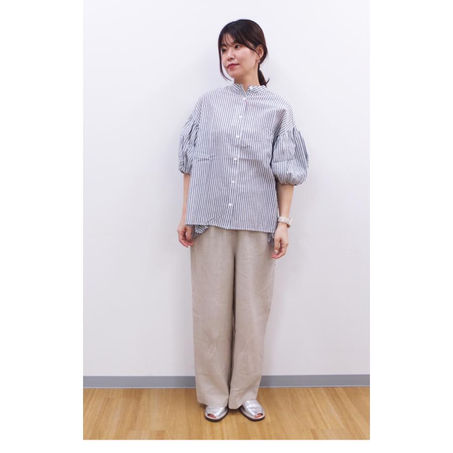 [D] 【SALE・セール】 ファヌル Faneuil パンツ リネンパンツ イージーパンツ フレンチリネン 麻 レディース 日本製 リラックス フレンチリネンパンツ | FANEUIL | 13