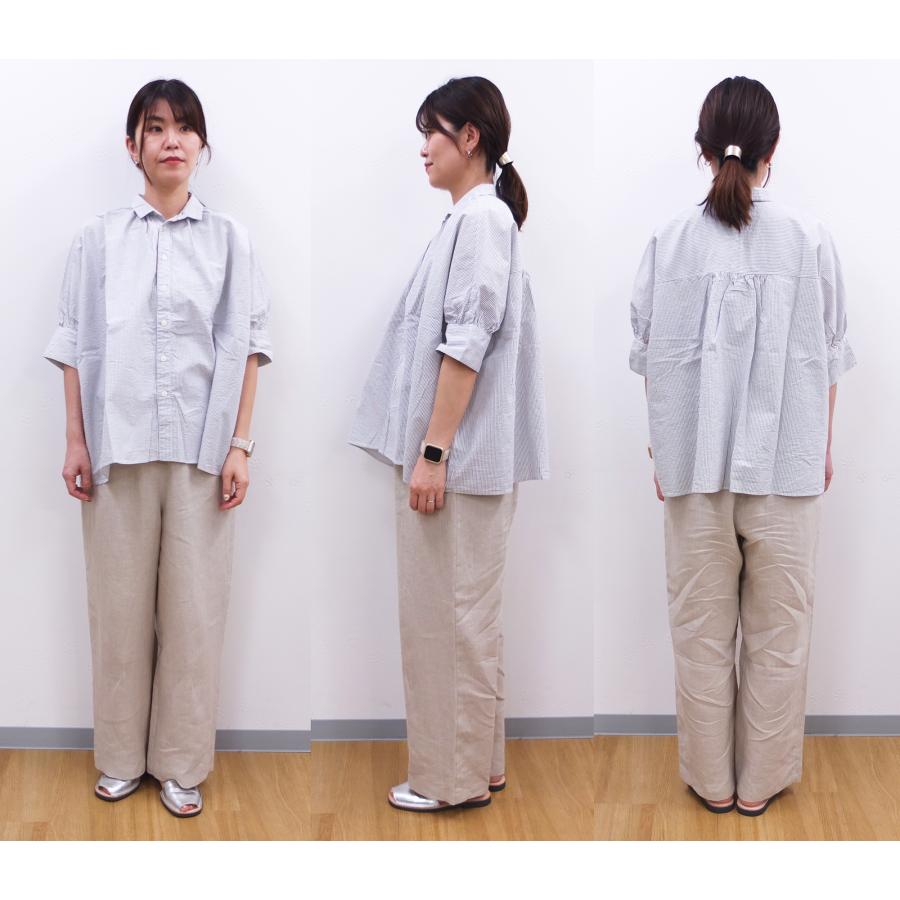 [D] 【SALE・セール】 ファヌル Faneuil パンツ リネンパンツ イージーパンツ フレンチリネン 麻 レディース 日本製 リラックス フレンチリネンパンツ | FANEUIL | 17