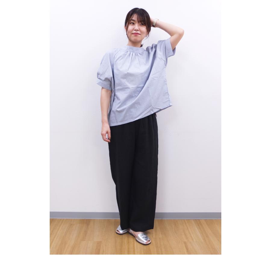 [D] 【SALE・セール】 ファヌル Faneuil パンツ リネンパンツ イージーパンツ フレンチリネン 麻 レディース 日本製 リラックス フレンチリネンパンツ | FANEUIL | 03