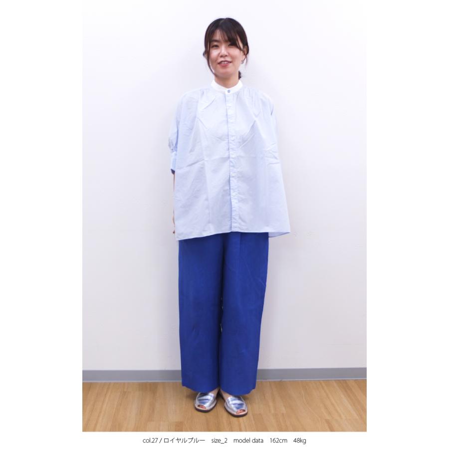 [D] 【SALE・セール】 ファヌル Faneuil パンツ リネンパンツ イージーパンツ フレンチリネン 麻 レディース 日本製 リラックス フレンチリネンパンツ | FANEUIL | 08