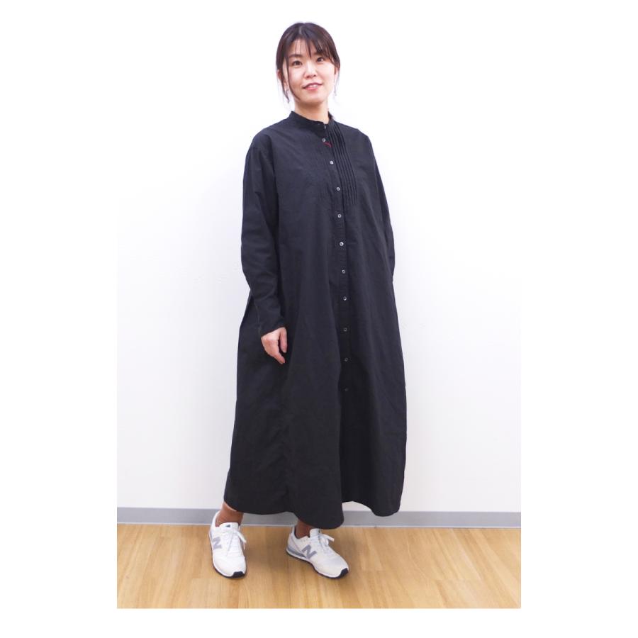 [D] 【SALE・セール】 ファヌル Faneuil ワンピース ロングシャツ 日本製 レディース バック切替プリーツワンピース | FANEUIL | 03