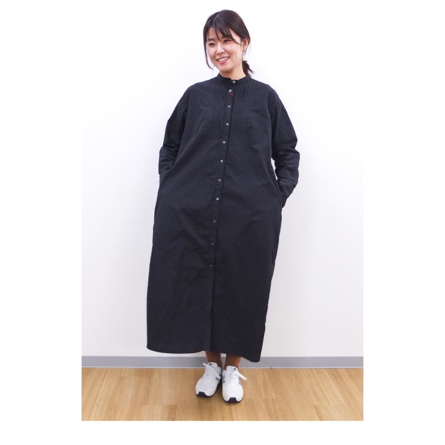 [D] 【SALE・セール】 ファヌル Faneuil ワンピース ロングシャツ 日本製 レディース バック切替プリーツワンピース | FANEUIL | 05