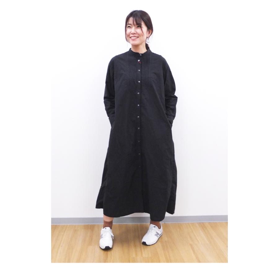 [D] 【SALE・セール】 ファヌル Faneuil ワンピース ロングシャツ 日本製 レディース バック切替プリーツワンピース | FANEUIL | 06