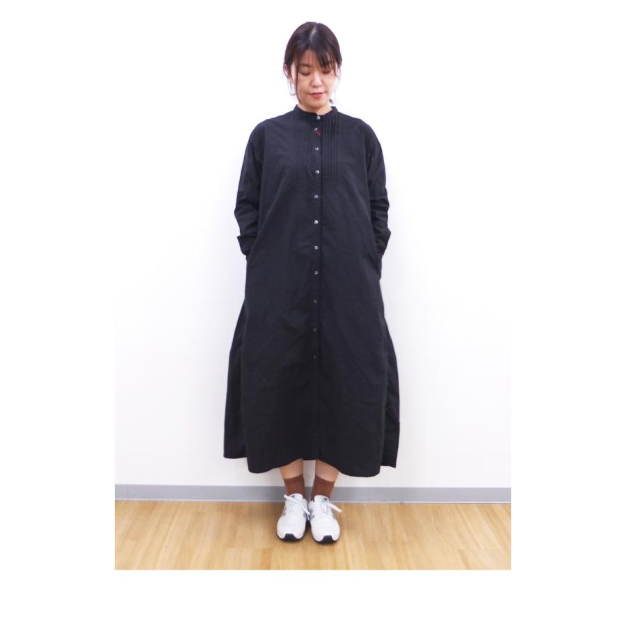 [D] 【SALE・セール】 ファヌル Faneuil ワンピース ロングシャツ 日本製 レディース バック切替プリーツワンピース | FANEUIL | 07