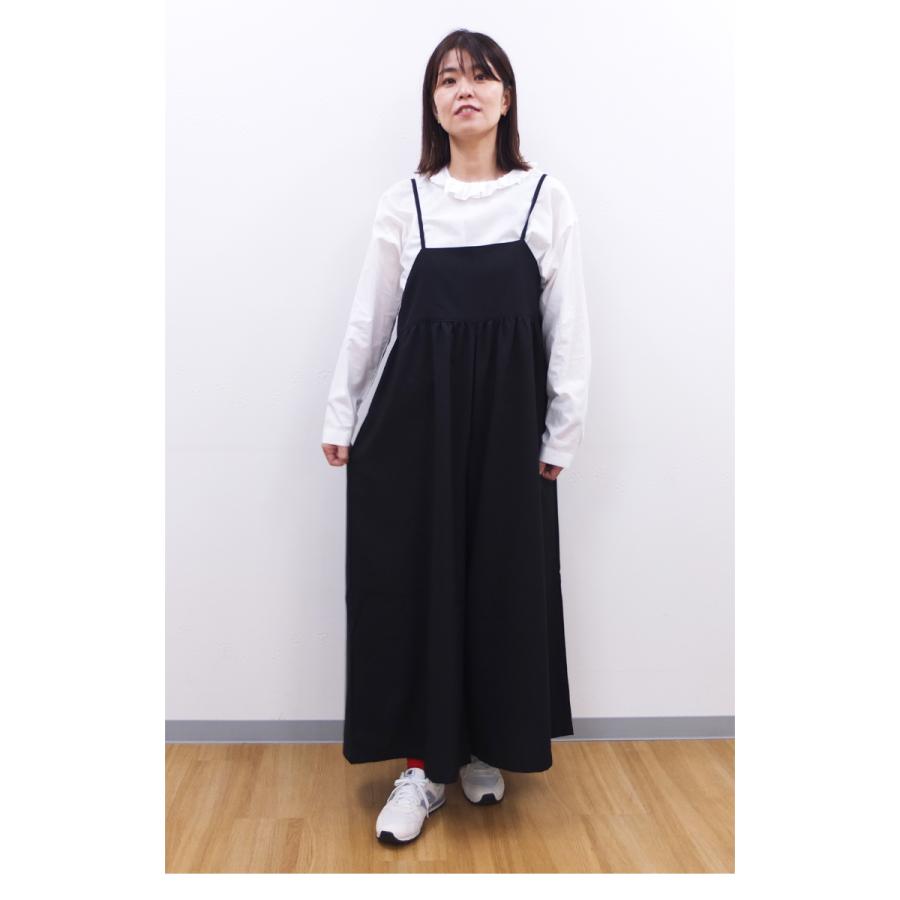 [B] 【SALE・セール】 ファヌル Faneuil ワンピース ノースリーブ キャミソール パンツ サロペット 日本製 レディース キャミソールワンピース | FANEUIL | 02