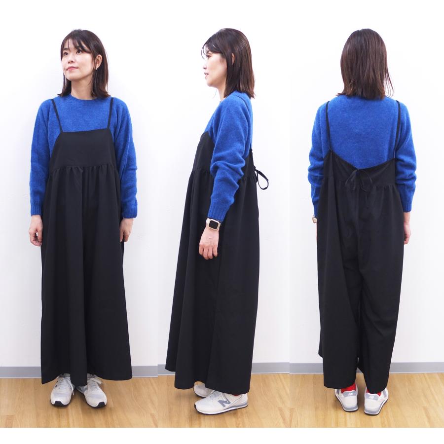 [B] 【SALE・セール】 ファヌル Faneuil ワンピース ノースリーブ キャミソール パンツ サロペット 日本製 レディース キャミソールワンピース | FANEUIL | 07