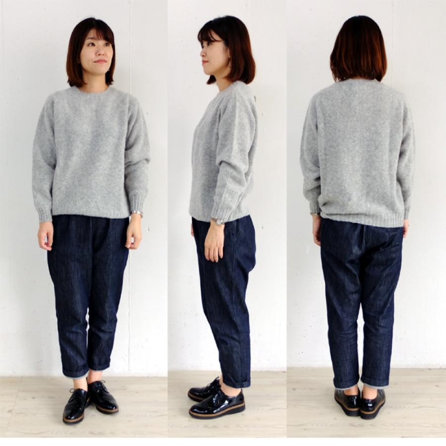 [B] 【SALE・セール】 ハーレー Harley of Scotland 正規輸入品 L4113/7 スコットランド製 ウール ニット セーター ホールガーメント | Harley of SCOTLAND | 05