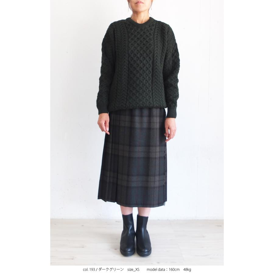 [A] 【SALE・セール】 アランウーレンミルズ Aran Woollen Mills 正規輸入品 ニット セーター ウール クルーネック フィッシャーマン アランセーター | aran WOOLLEN MILLS | 11