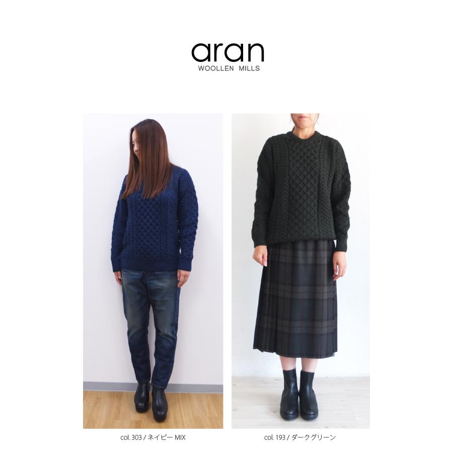 [A] 【SALE・セール】 アランウーレンミルズ Aran Woollen Mills 正規輸入品 ニット セーター ウール クルーネック フィッシャーマン アランセーター | aran WOOLLEN MILLS | 13