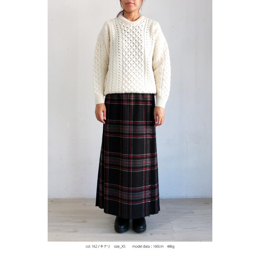 [A] 【SALE・セール】 アランウーレンミルズ Aran Woollen Mills 正規輸入品 ニット セーター ウール クルーネック フィッシャーマン アランセーター | aran WOOLLEN MILLS | 05