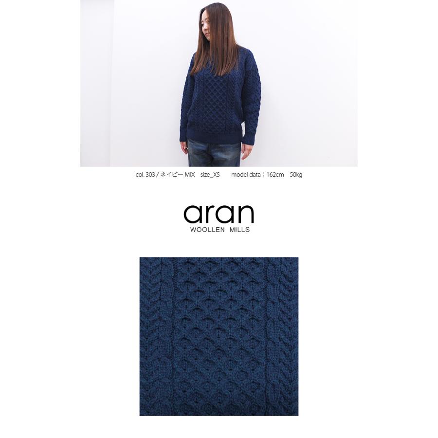 [A] 【SALE・セール】 アランウーレンミルズ Aran Woollen Mills 正規輸入品 ニット セーター ウール クルーネック フィッシャーマン アランセーター | aran WOOLLEN MILLS | 07