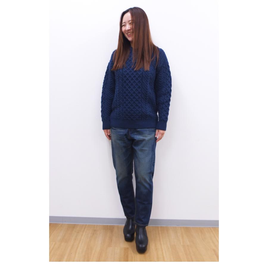 [A] 【SALE・セール】 アランウーレンミルズ Aran Woollen Mills 正規輸入品 ニット セーター ウール クルーネック フィッシャーマン アランセーター | aran WOOLLEN MILLS | 09