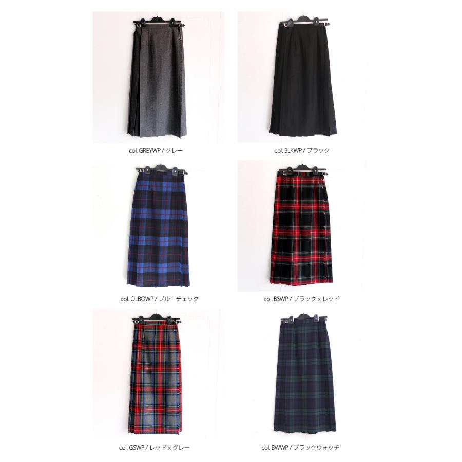 【美品】O'NEIL of DUBLIN 巻きスカート O'NEIL of DUBLIN｜aranciato別注 ウール プリーツ 巻き
