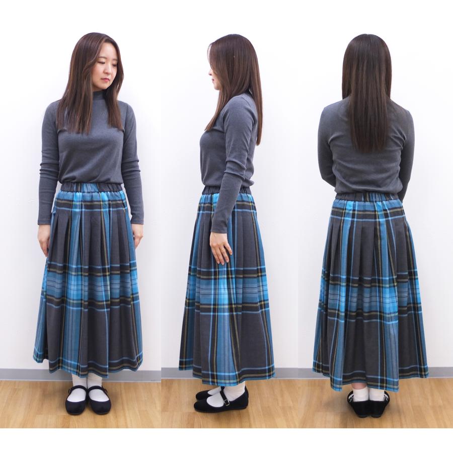 [E] 【クーポン利用で10%OFF】 オニールオブダブリン O’NEIL OF DUBLIN 正規輸入品 N141-83WO スカート キルトスカート ミドル丈 ウール100％プリーツスカート | O'NEIL of DUBLIN | 16