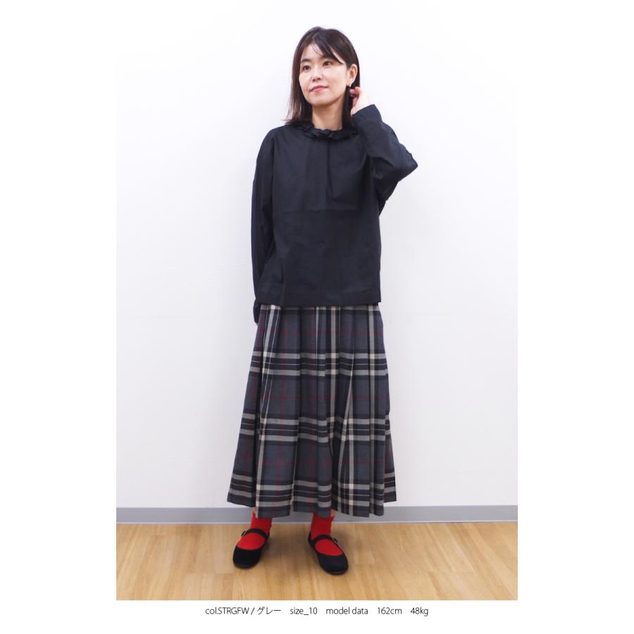 [E] 【クーポン利用で10%OFF】 オニールオブダブリン O’NEIL OF DUBLIN 正規輸入品 N141-83WO スカート キルトスカート ミドル丈 ウール100％プリーツスカート | O'NEIL of DUBLIN | 01