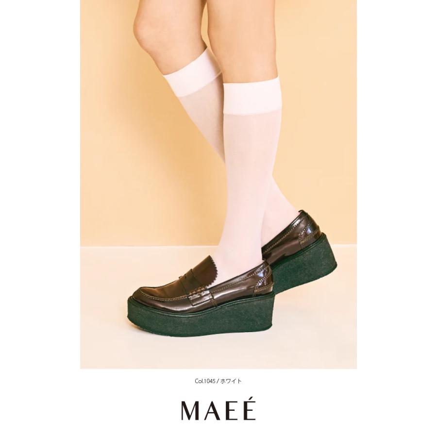 [C] 【クーポン利用で10%OFF】 MAEE マエエ 着圧ソックス 弾性ソックス おしゃれ ソックス 靴下 一般医療機器 日本製 コンプレッションソックス シアータイプ |  | 10