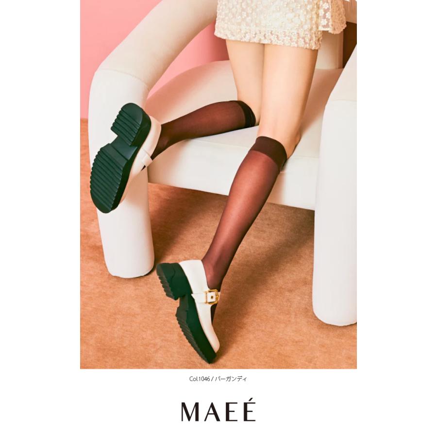 [C] 【クーポン利用で10%OFF】 MAEE マエエ 着圧ソックス 弾性ソックス おしゃれ ソックス 靴下 一般医療機器 日本製 コンプレッションソックス シアータイプ |  | 12