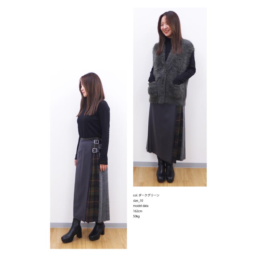 [B] 【SALE・セール】 オニールオブダブリン O’NEIL OF DUBLIN 正規輸入品 T12481 スカート キルトスカート 巻きスカート チェックスカート | O'NEIL of DUBLIN | 03