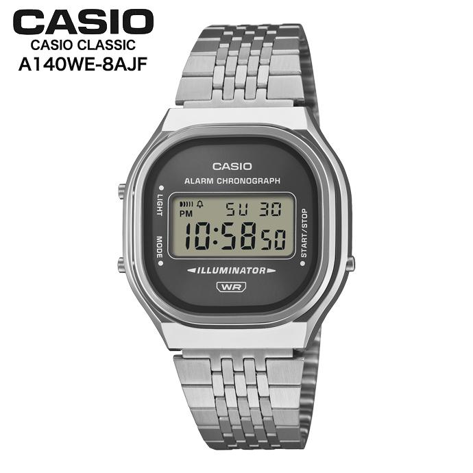 CASIO A140WE-8AJF CASIO CLASSIC カシオクラシック レトロカシオ メタルバンド ユニセックス 国内正規品