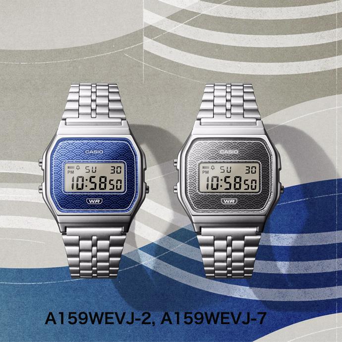 CASIO A159WEVJ-7JR カシオクラシック 青海波 国内正規品 スタンダード（CASIO） CASIO A159WEVJ-7JR CLASSIC カシオクラシック